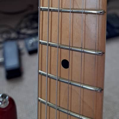 Fender American Special Stratocaster 2015 - Candy apple red / maple, + Fender case image 9