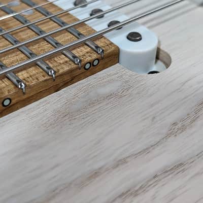 Kiesel Solo - 26.5" Baritone - Select White Wash - MASTERGRADE Flamed Maple Neck & Fretboard - 2022 image 14