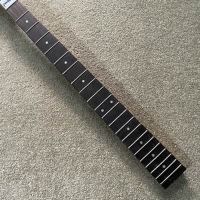 Black Maple 4 String Bass Neck, Rosewood 22 Frets Fingerboard image 4