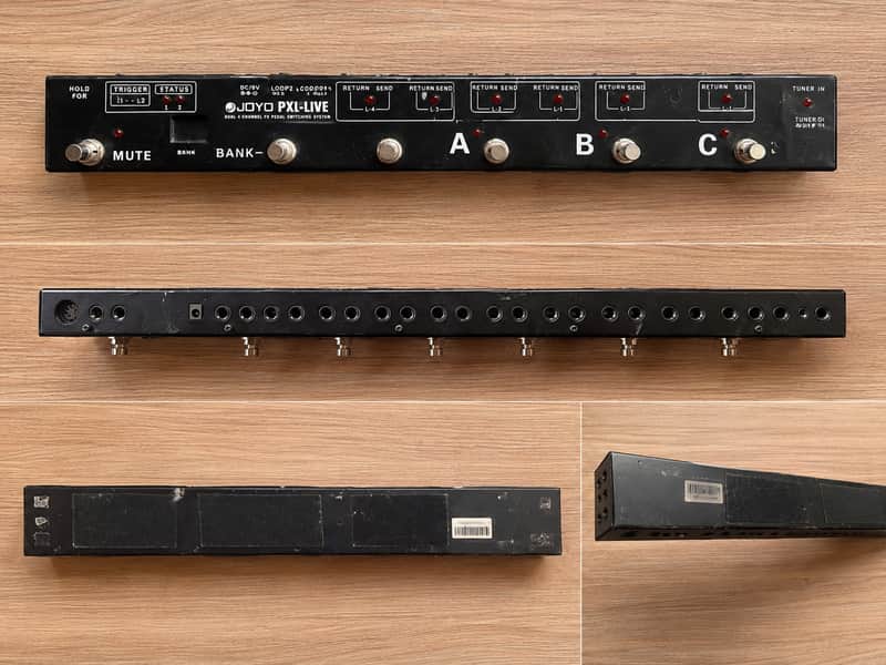 Joyo PXL-Live Dual 4-Channel Switcher 2010s - Black image 1