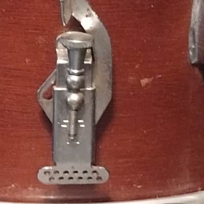 VINTAGE - WFL(William F. Ludwig) Field Drum - 1940s WFL 10x14 1940's - Mahogany - [this is LUDWIG b4 it was LUDWIG in 1955] image 4