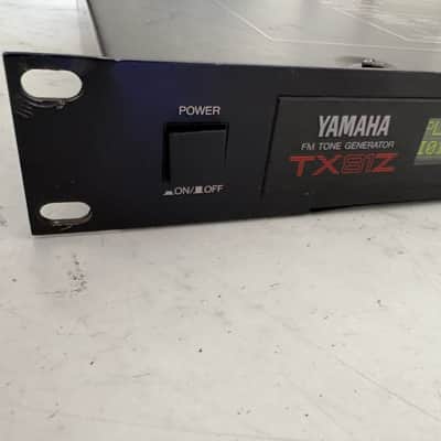 Yamaha TX81Z Rackmount FM Tone Generator 1987 - 1988 - Black image 2
