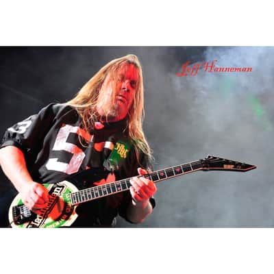 ESP LTD Jeff Hanneman JH-600 CTM Guitar w/ EMG Pickups & Hardshell Case - Black image 7