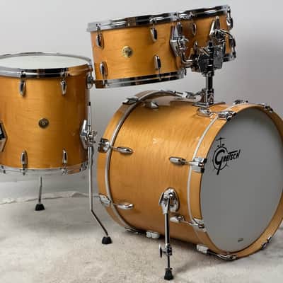 Gretsch 20/10/12/14” USA Custom Drum Set - Gloss Classic Maple image 5