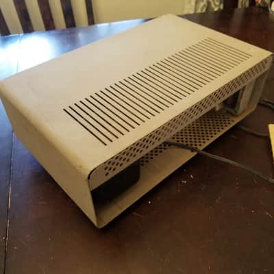 Knight 18-Watt hi-fi amplifier mixer mono tube 83-YX-797 and kit build instructions 1959 - Silver face tan wrinkled paint body image 5