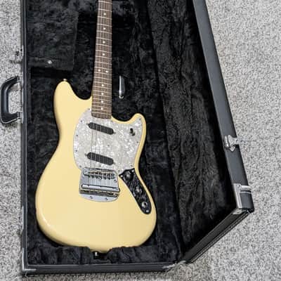 Fender American Performer Mustang with Rosewood Fretboard 2018 - Present Vintage White image 9