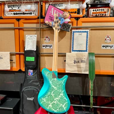 Oopeg Guitars Japan Supreme Colection Trailbreaker Mark I Lefty "Old Garage Stock"  NAMM Show 2026  Green Paisley image 20