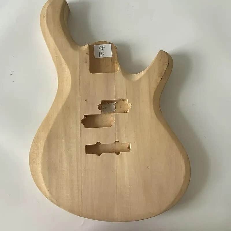 Unfinished 4 String Bass Guitar Basswood Body image 1