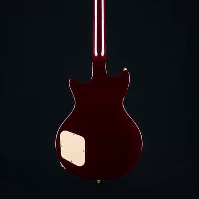 Huss & Dalton Meridian DC Custom Lipstick Red Flamed Maple and Mahogany Double Cutaway NEW image 3
