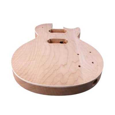 Les Paul Style Electric Guitar HH Body, Mahogany image 4
