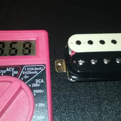 Unbranded Zebra Hot Neck Humbucker Pickup / FREE SHIPPING! image 1