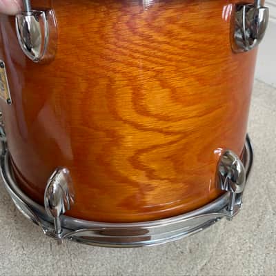 Yamaha 12” Oak Custom mounted Tom Drum MIJ 2000s - Honey Amber image 4