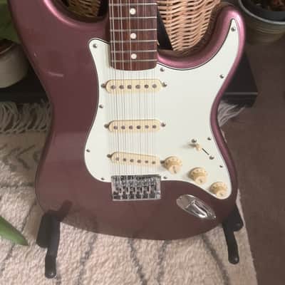 Fender ST12 TX 12-String Stratocaster MIJ 2004 - 2007 - Burgundy Mist Metallic image 5