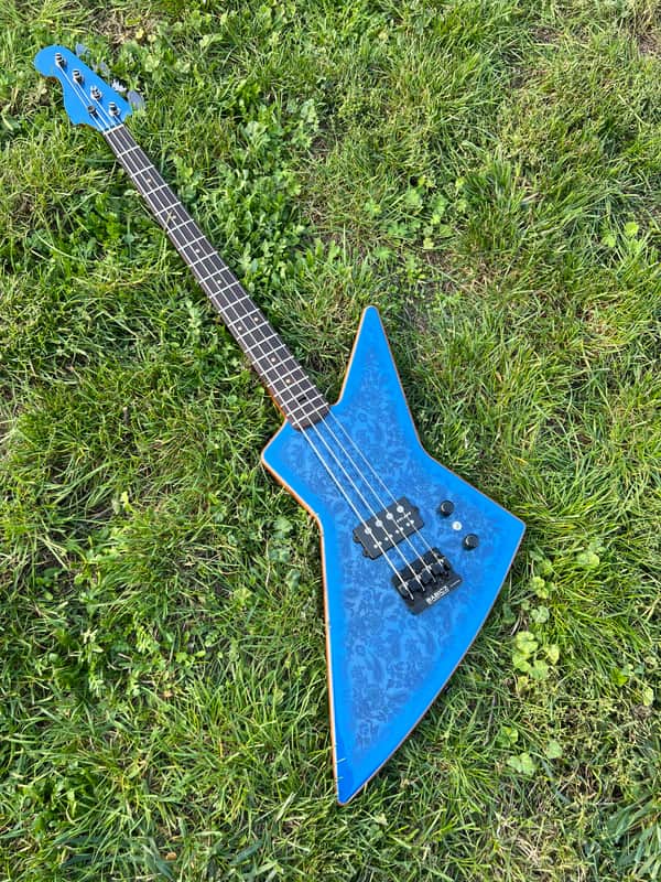 Custom Vintage Bass Explorer 4 string In Stock image 1
