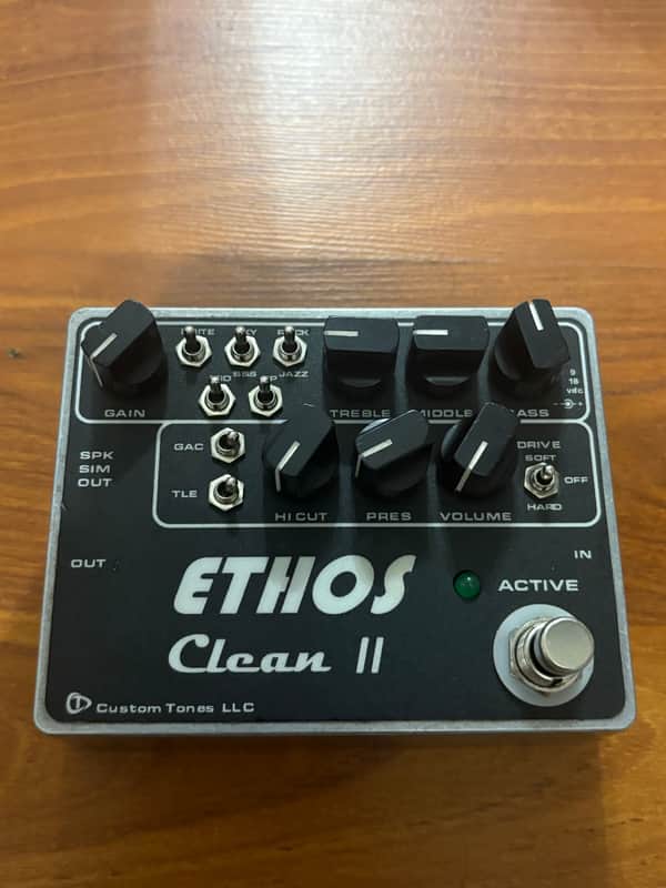 Custom Tones Ethos Clean II Preamp 2010s - Black Bild 1