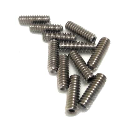 Fender® Standard Séries Bass Bridge Saddle heights adjustments screws 6-32 X 7/1 image 2