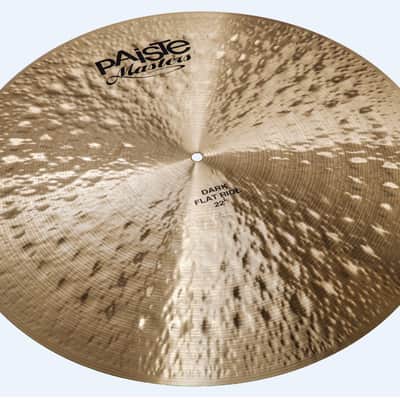 Paiste Masters Dark 22" Flat Ride Cymbal/New w-Warranty/Model # CY0005502422 image 1