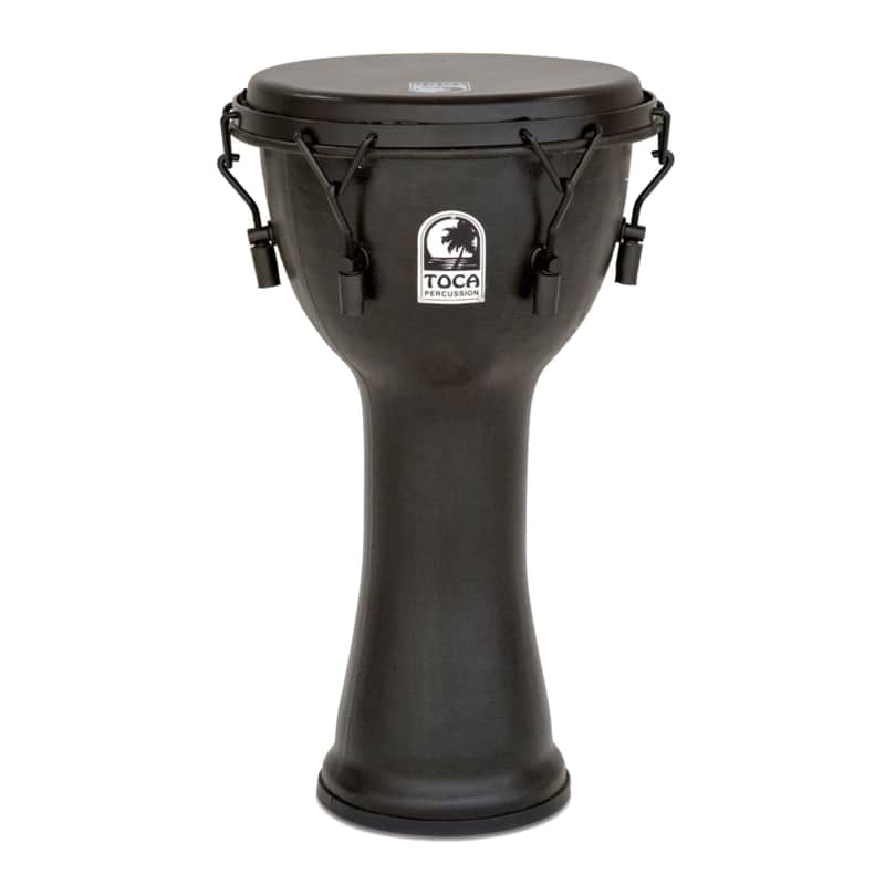 Toca Percussion Freestyle Djembe SFDMX-10BM, 10", Black Mamba #BM - Djembe image 1