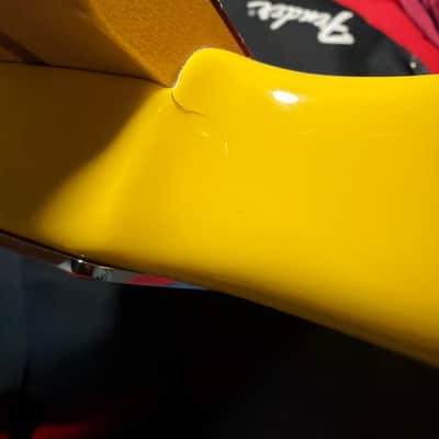 Fender FSR Fat Strat 2005 - Graffiti Yellow Guitar Center Exclusive image 3