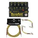 Tech 21 NYC SansAmp Bass Driver DI V2 Pre-amp Stomp Box Direct Box Analog ( FENDER 10' & 2 PATCH )