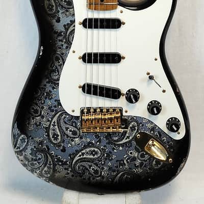 Fender Custom Shop 1957 Stratocaster, Time Machine Series, Heavy Relic, Gold Hardware, Black Paisley, w/HSC image 9