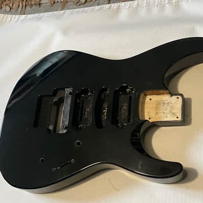 2000's Japan Jackson DK3 Dinky Black HSH Guitar Body Floyd Ready image 2