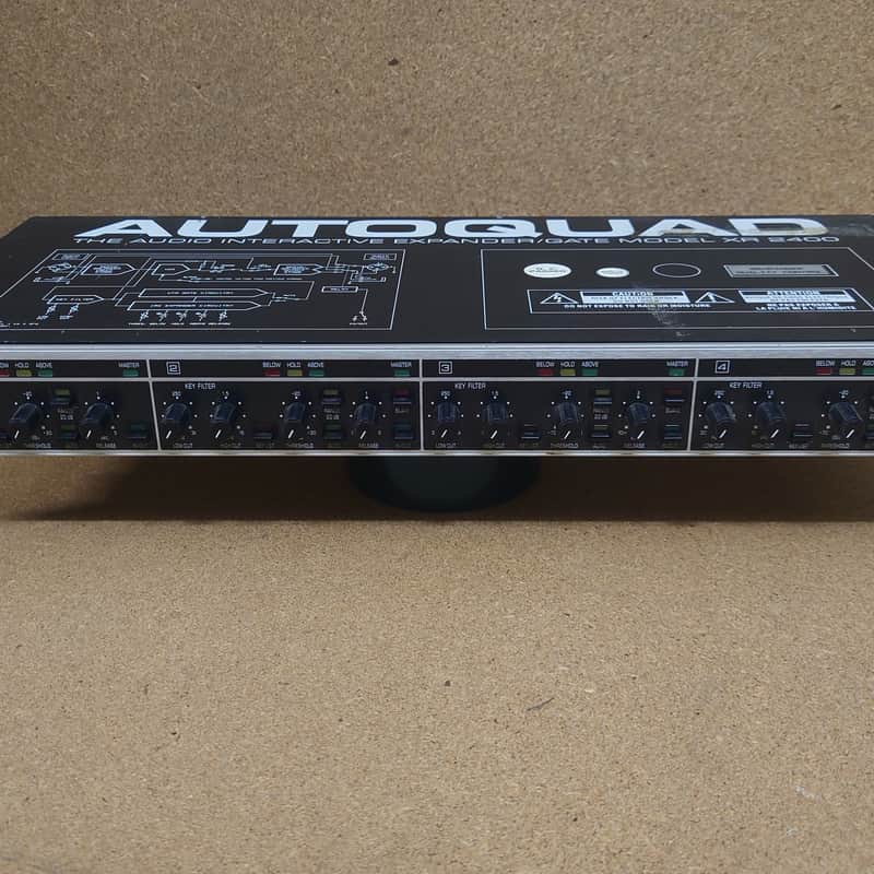2000s Behringer Autoquad XR2400 4-Channel Expander / Gate Blac…