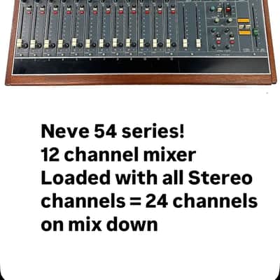 Neve 54 Series Mixing Console - 12 Channel Mixer image 2