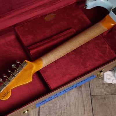 Fender Custom shop'61 Heavy Relic Sonic blue Over sunburst 2024 image 8
