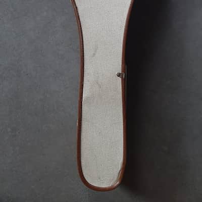 cheney Vintage Hard Case 1950-60's - White vintage Hard case guitar CHENEY ENGLAND 1950'S for dreadnought image 4