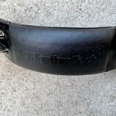 RhythmTech RT1010 Tambourine with Nickel Jingles 2010s - Black image 3