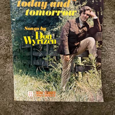 Vintage 1970s Yesterday, Today, And Tomorrow Songs by Don Wyrtzen Music Book -Used image 1