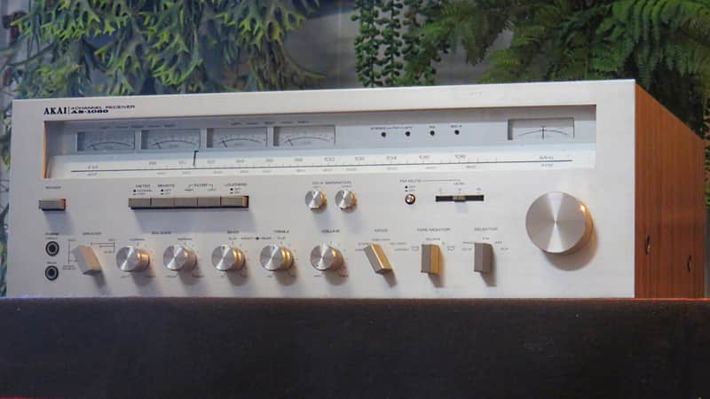 RARE 1976 AKAI AS-1080 High-End Vintage Receiver *PROF RESTORED* 160 Watts RMS image 1