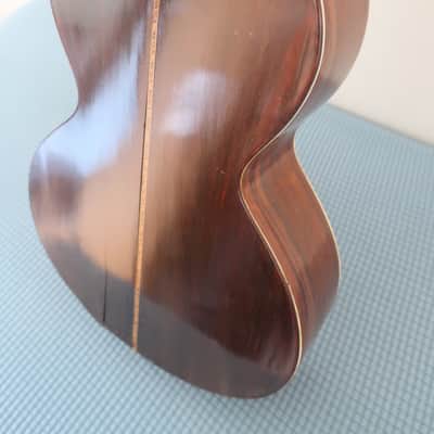 Antique 1890s Unknown Classical Baroque Parlor Guitar Exquisite Inlays Wood Rosewood Mahogany Martin Regal Washburn Possibly Made By Aubry-Maire or Jérôme Thibouville-Lamy (J.T.L.) Mirecourt, France image 17