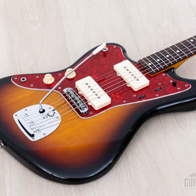 1995 Fender Jazzmaster Left-Handed ‘62 Vintage Reissue JM66-92L Sunburst, Japan MIJ image 9