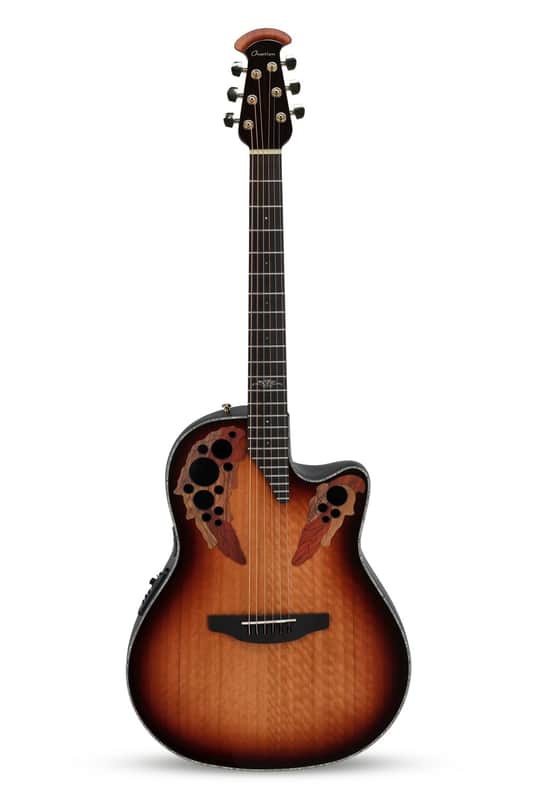 Ovation Limited E-Acoustic Guitar CE44P-FLE-G 2025 with FREE Case - Flamed Eucalyptus image 1