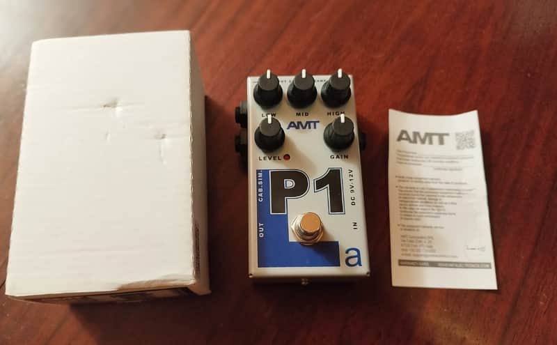 AMT Electronics Legend Amp P1 Distortion 2010s - Silver image 1