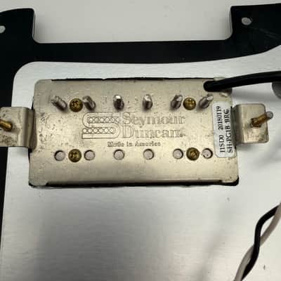 Stratocaster Loaded Pickguard Duncan Pearly Gates SSL-7 bplg603 image 5