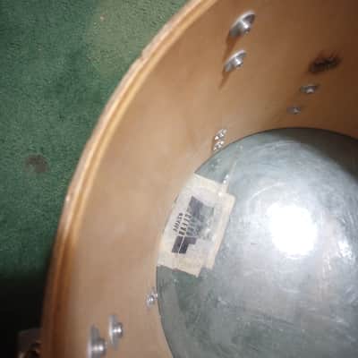 Tama Rockstar (Made in Japan) 13"(diameter) x12"(depth) Rack Tom 1980's - Brushed Misty Metal image 12