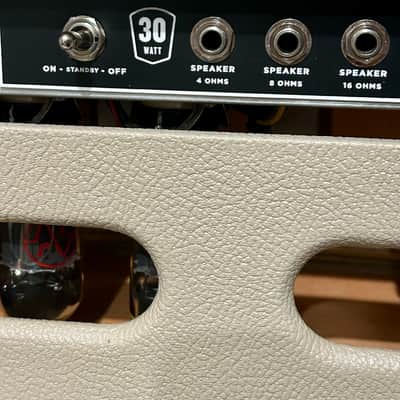 Milkman Dairy Air 30-Watt Guitar Amp Head, 6L6 Tubes, Vanilla With Matching Milk Man 2X12 Cabinet, Amazing Piggy Back Set ! image 9