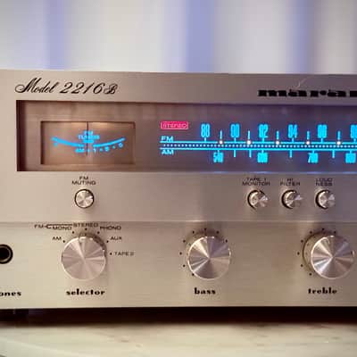 🎶✨ Marantz 2216B Vintage Stereo Receiver — Serviced/Cleaned, LED Dial, Tested, Ultrasonic-Cleaned Knobs image 3