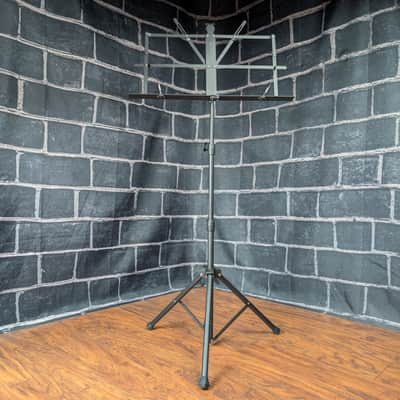 GLEAM Folding Music Stand with Bag – Black Lightweight, Adjustable, and Ready to Hold Your Charts Like A Pro Roadie with a Clipboard image 6