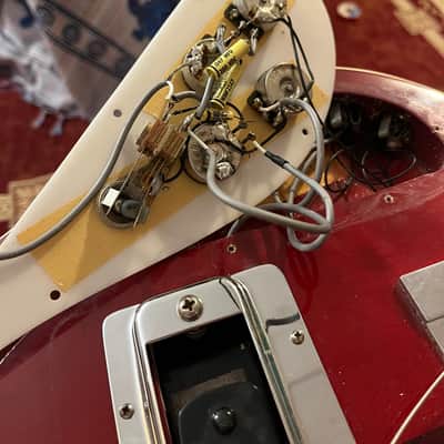 Rickenbacker 4001 1980 - Burgundy Red + Hipshot Bridge + Case image 15