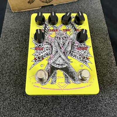Abominable Electronics Hail Satan Deluxe Fuzz Pedal - Yellow image 2