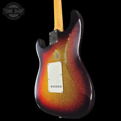 Fender Custom Shop 1963 Stratocaster Relic 3 Tone Sunburst Sparkle w/case TSLTD2OF10 image 7