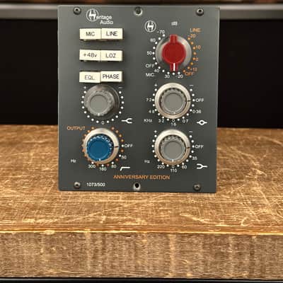 Heritage Audio 1073/500 Anniversary Edition Mic Pre / EQ 500 Series Neve 1073 Hand-wired preamp image 3