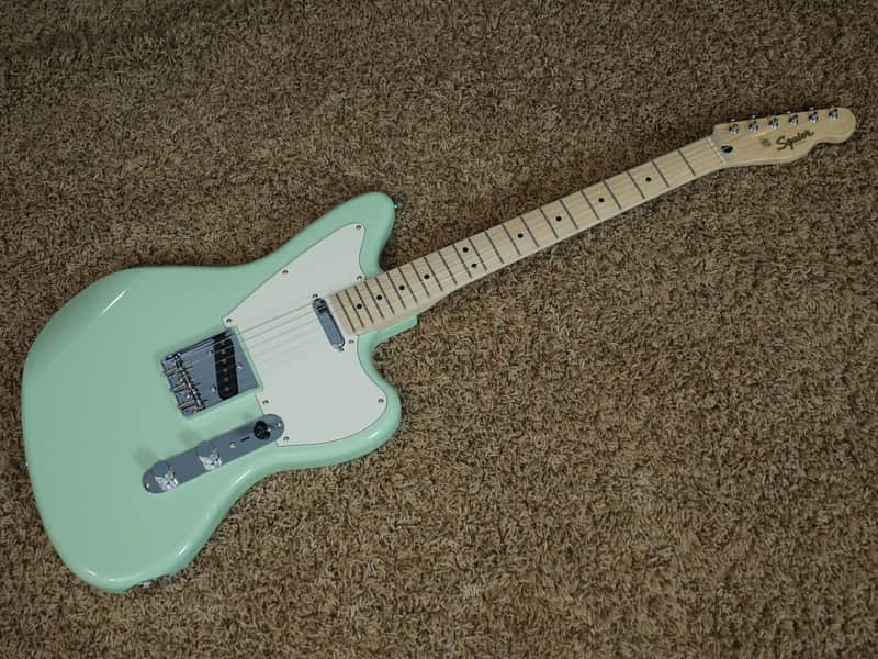 Video! 2020 Squier Paranormal Offset Telecaster Surf Green image 1