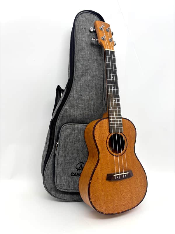 Cascha Concert Ukelele W/ Gig Bag - HH 2035 - w/ Tortoise binding and Rosette! image 1