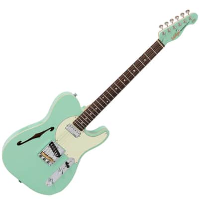 Vintage V72 ReIssued Electric Guitar - Ventura Green (V72VG) image 5