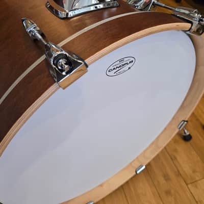 Drum Kits - Canopus 14x18 8x12 14x14 Yaiba II Bop (Antique Brown Matt) image 6